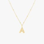 Pearl Initial Necklace