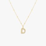 Pearl Initial Necklace