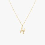 Pearl Initial Necklace