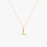Pearl Initial Necklace