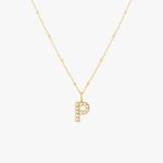 Pearl Initial Necklace
