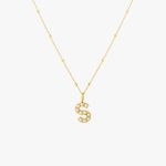 Pearl Initial Necklace
