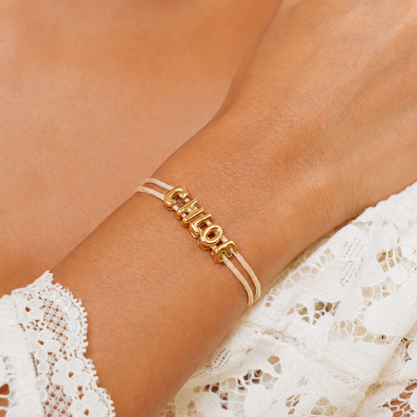 Bubble Name Bracelet