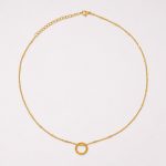 Engravable Ring Necklace