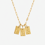 Initial Tag Necklace