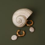 Chunky Pearl Hoops