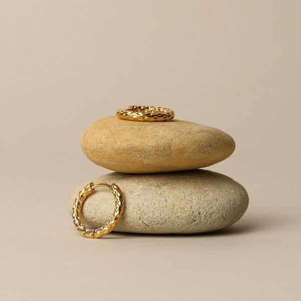 Hammered Hoops Earrings