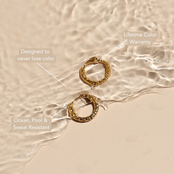 Hammered Hoops Earrings