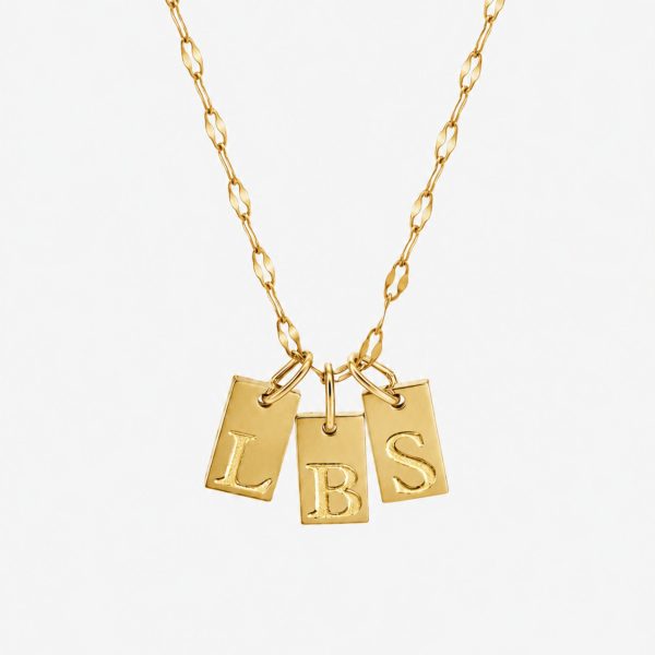 Initial Tag Necklace