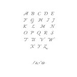 One-Initial Crystal Ring