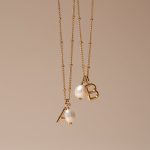 Initial & Pearl Necklace