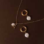 Initial & Pearl Necklace
