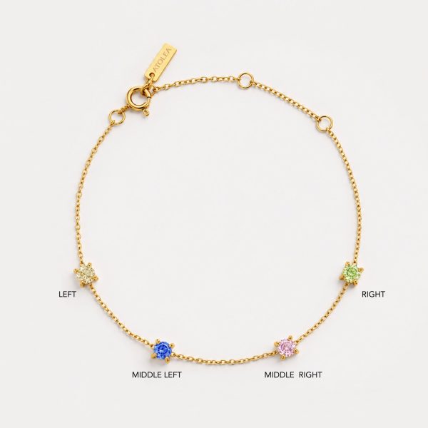 Custom Birthstone Bracelet