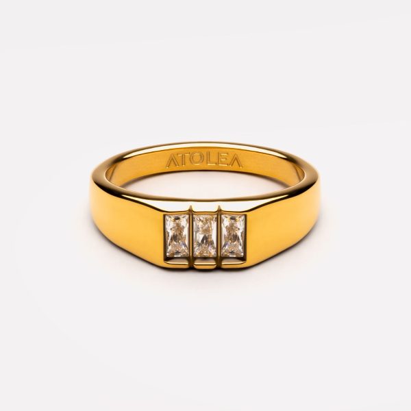 Baguette Signet Ring