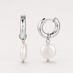 Chunky Pearl Hoops